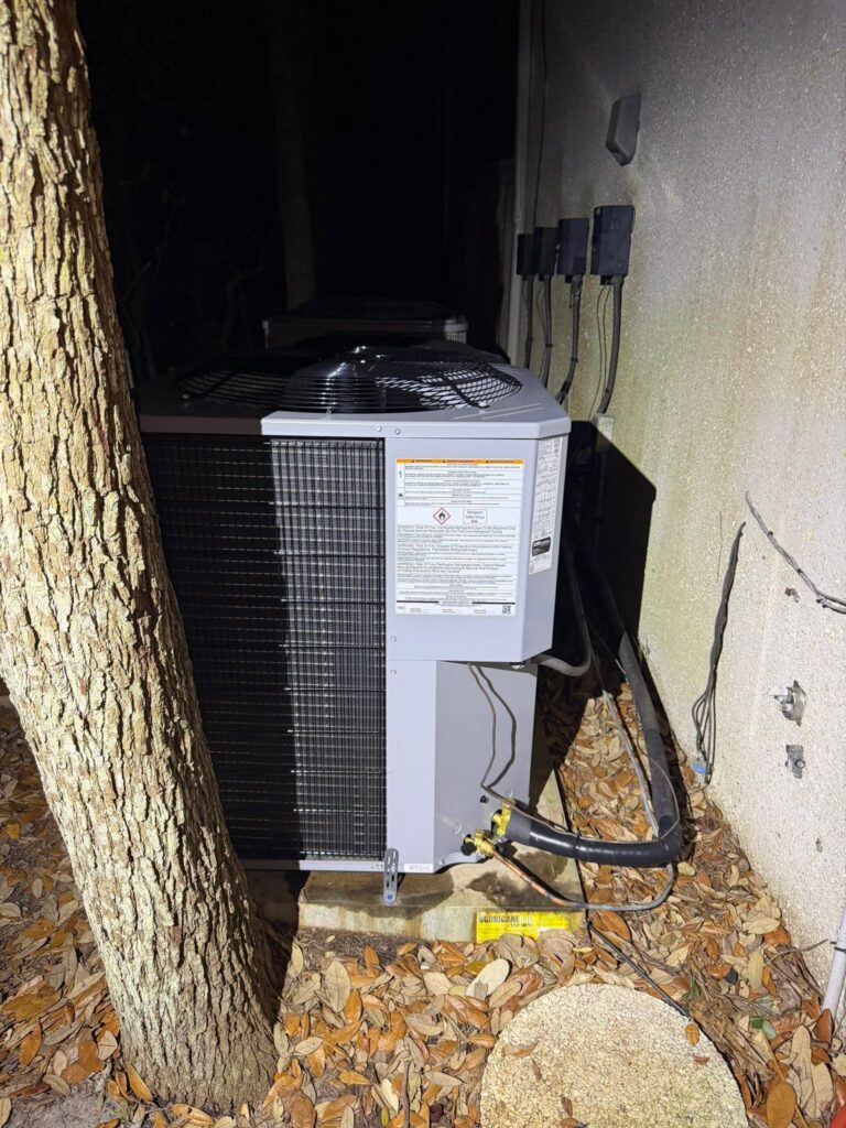 Outdoor AC condenser unit